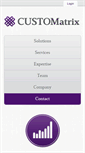 Mobile Screenshot of customatrix.com